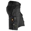 Snickers 6141 0404 AllroundWork Holster Pockets Stretch Shorts - Black