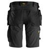 Snickers 6141 0404 AllroundWork Holster Pockets Stretch Shorts - Black
