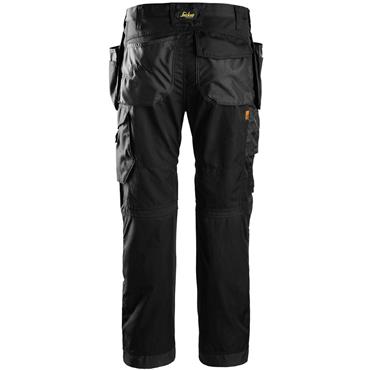 Snickers 6201 0404 AllroundWork Trousers+ Holster Pockets - Black