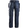 Snickers 6201 9595 AllroundWork Trousers+ Holster Pockets - Navy