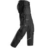Snickers 6214 0404 RuffWork Canvas+ Work Trousers+ Holster Pockets Black/Black