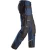 Snickers 6214 9504 RuffWork Canvas+ Work Trousers+ Holster Pockets Navy/Black