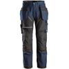 Snickers 6214 9504 RuffWork Canvas+ Work Trousers+ Holster Pockets Navy/Black