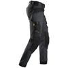 Snickers 6241 5804 AllroundWork Stretch Trousers Holster Pockets - Steel Grey/Black