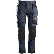 Snickers 6241 9504 AllroundWork Stretch Trousers Holster Pockets - Navy/Black