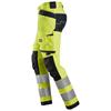 Snickers 6243 High-Vis Class 2, Stretch Trousers Holster Pockets - High Vis Yellow/Black