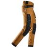 Snickers 6244 Allround Work Canvas Stretch Trousers Holster Pockets Brown/Black