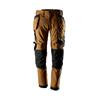 Snickers 6244 Allround Work Canvas Stretch Trousers Holster Pockets Brown/Black