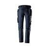 Snickers 6244 Allround Work Canvas Stretch Trousers Holster Pockets Navy/Black