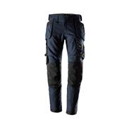 Snickers 6244 Allround Work Canvas Stretch Trousers Holster Pockets Navy/Black