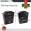 Burg-Wachter MB01BK Classic Post Box Black