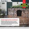 Burg-Wachter MB01BK Classic Post Box Black