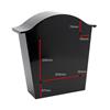 Burg-Wachter MB01BK Classic Post Box Black