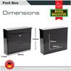 Burg-Wachter MB02BK Elegance Post Box Black