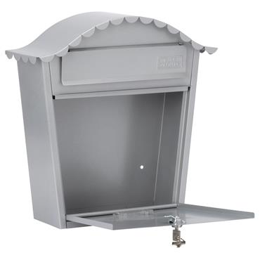 Burg-Wachter MB01S Classic Post Box Silver