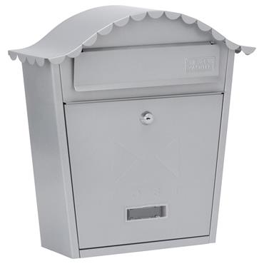 Burg-Wachter MB01S Classic Post Box Silver