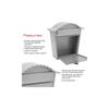 Burg-Wachter MB01FG Classic Post Box French Grey
