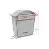 Burg-Wachter MB01FG Classic Post Box French Grey