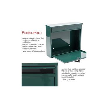 Burg-Wachter MB02G Elegance Post Box Green