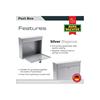 Burg-Wachter MB02S Elegance Silver Post Box