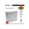 Burg-Wachter MB02S Elegance Silver Post Box