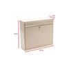 Burg-Wachter MB02AC Elegance Post Box Antique Cream