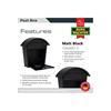 Burg-Wachter MB06BK Classic 2 Post Box Matt Black