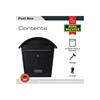 Burg-Wachter MB06BK Classic 2 Post Box Matt Black