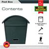 Burg-Wachter MB06G Classic 2 Post Box Matt Green