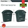 Burg-Wachter MB06G Classic 2 Post Box Matt Green