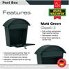 Burg-Wachter MB06G Classic 2 Post Box Matt Green