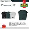 Burg-Wachter MB06G Classic 2 Post Box Matt Green