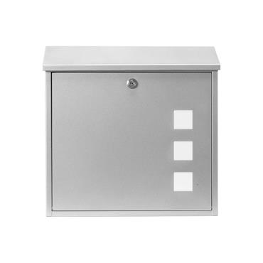 Burg-Wachter MB08S Aire Silver Post Box