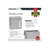Burg-Wachter MB08S Aire Silver Post Box