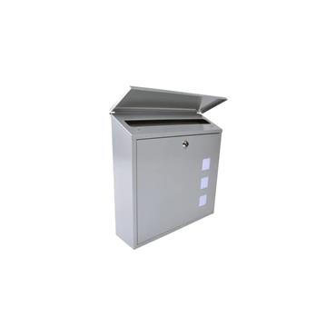 Burg-Wachter MB08S Aire Silver Post Box