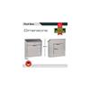 Burg-Wachter MB08ST Aire Stainless Steel Post Box