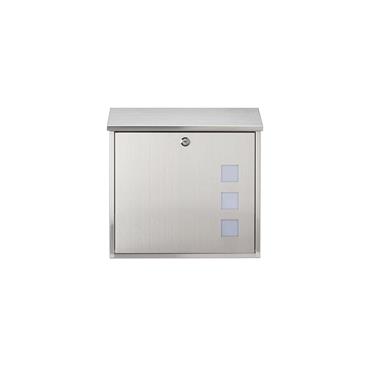 Burg-Wachter MB08ST Aire Stainless Steel Post Box