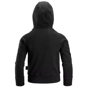 Snickers 7512 Junior Logo Full-Zip Hoodie - Black