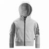 Snickers 7512 Junior Logo Full-Zip Hoodie - Grey Melange