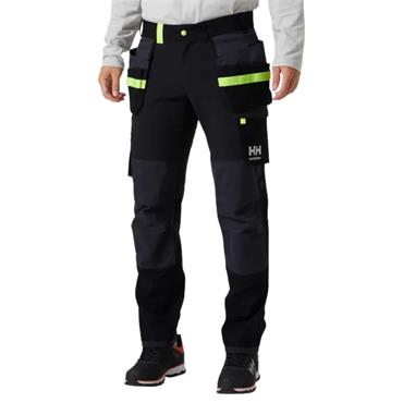 Helly Hansen 77405_989 Oxford 4X Construction Trousers - Ebony/Black
