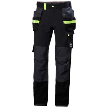 Helly Hansen 77405_989 Oxford 4X Construction Trousers - Ebony/Black