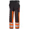 Helly Hansen 77422_269 Alna 2.0 Hi-Vis Stretch Construction Pants Trousers - Orange/Ebony