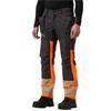 Helly Hansen 77422_269 Alna 2.0 Hi-Vis Stretch Construction Pants Trousers - Orange/Ebony