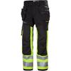 Helly Hansen 77422_369 Alna 2.0 Hi-Vis Stretch Construction Pants Trousers - Yellow/Ebony