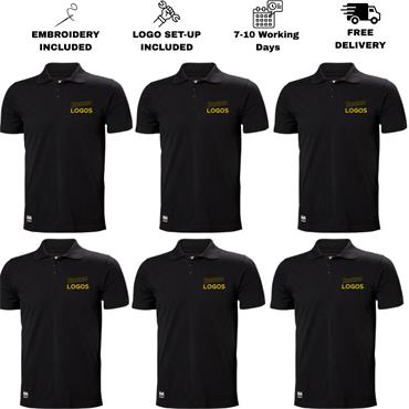 Helly Hansen x6 79167 Polo Logo Bundle