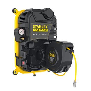 Stanley FMXCMD152WE FatMax 1.5 HP 8 Bar Wall Mounted Air Compressor With 9m Hose 240V