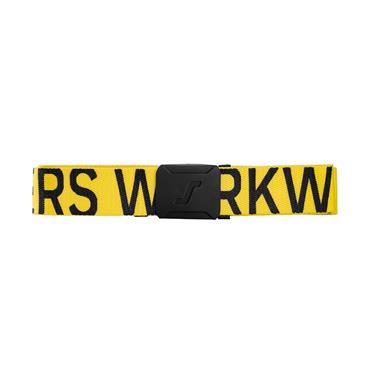 Snickers 9004 0604 Logo Belt - Yellow/Black