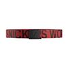 Snickers 9004 1604 Logo Belt - Chilli Red/Black
