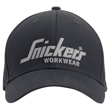 Snickers 9041 Logo Cap - Black