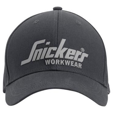 Snickers 9041 Logo Cap - Grey